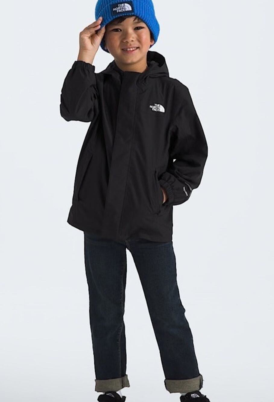 The North Face Boys' Antora Waterproof Rain Jacket, Black, X-Small 6